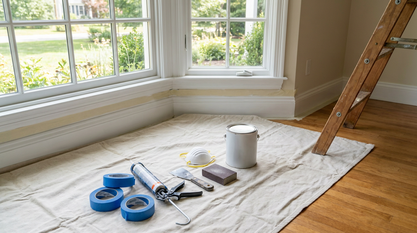 Painting Project Prep Protection and Surface Repair Plan Painting project prep protection and surface repair planning before work begins